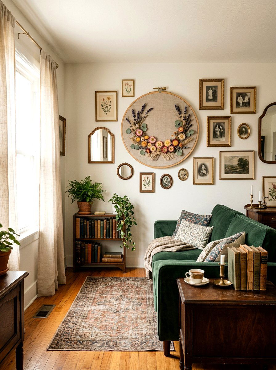 prompt2img11772449823010 - 25 Spring Embroidery Hoop Wreath Ideas