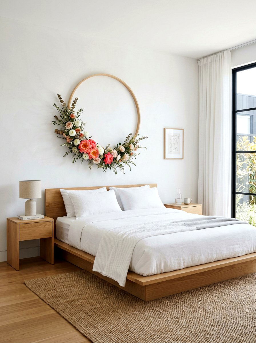 prompt3img11772449869547 - 25 Spring Embroidery Hoop Wreath Ideas