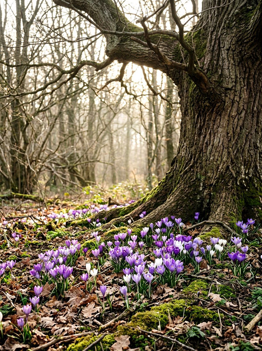 prompt6v2img11772444968716 - 25 Spring Crocus Garden Ideas