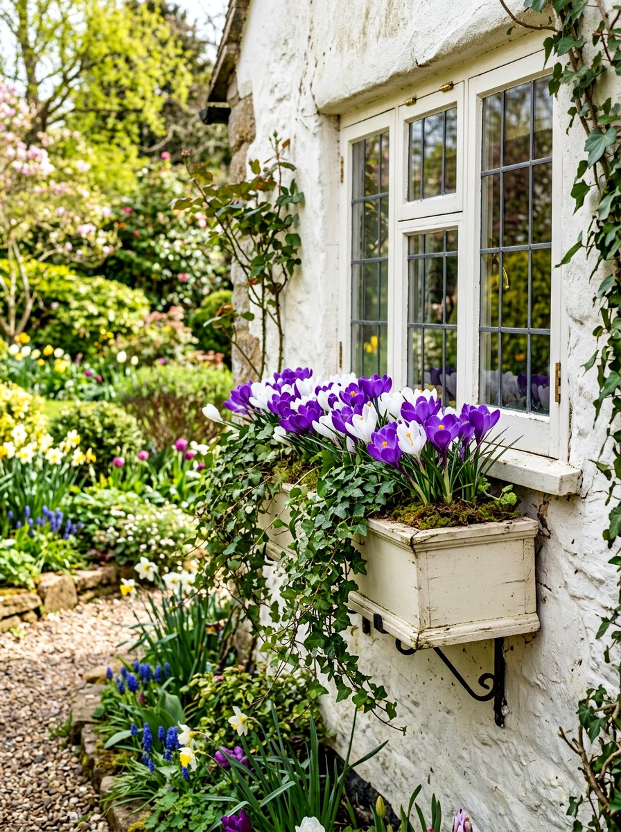 prompt7img11772444840190 - 25 Spring Crocus Garden Ideas