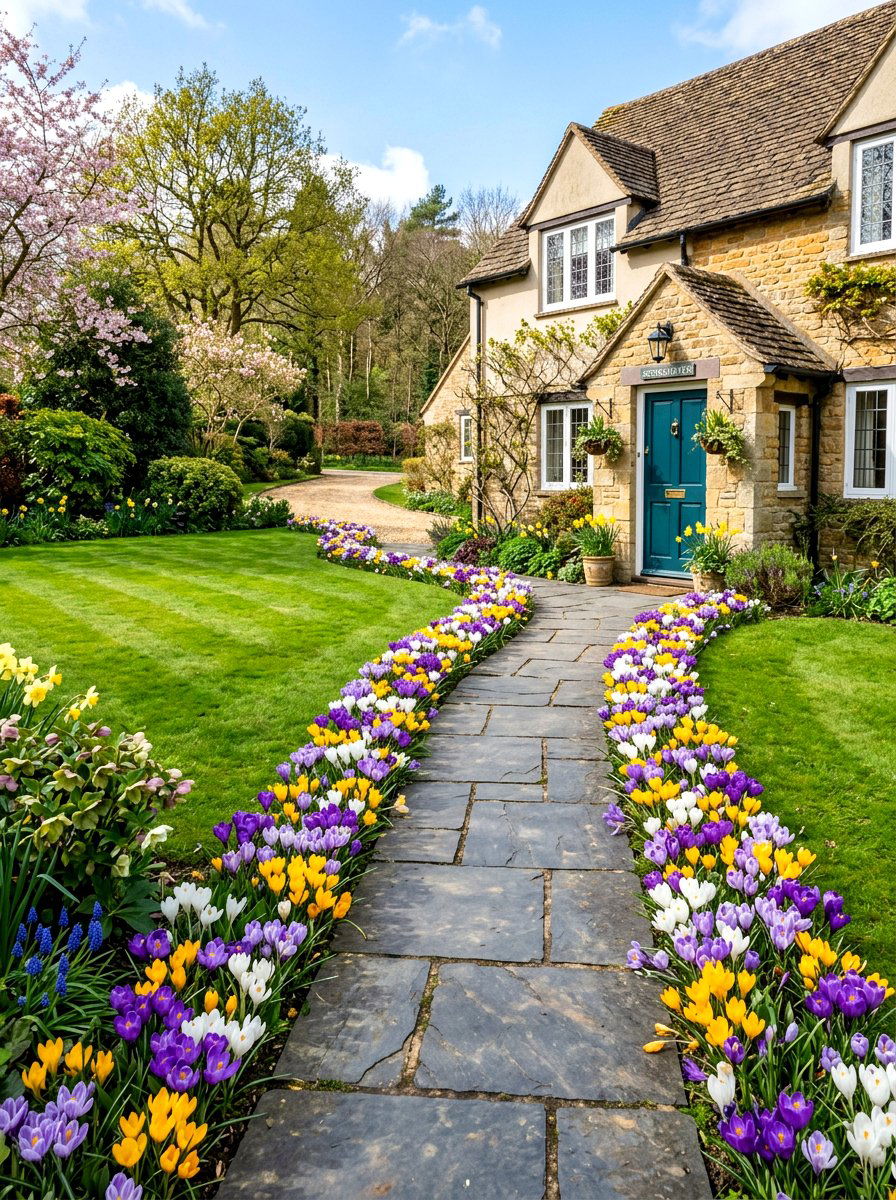 prompt8img11772444840096 - 25 Spring Crocus Garden Ideas