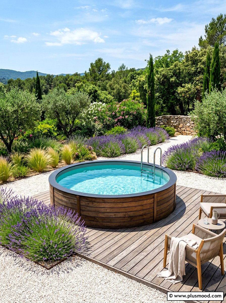 Above Ground Plunge Pool - 25 summer backyard spa ideas