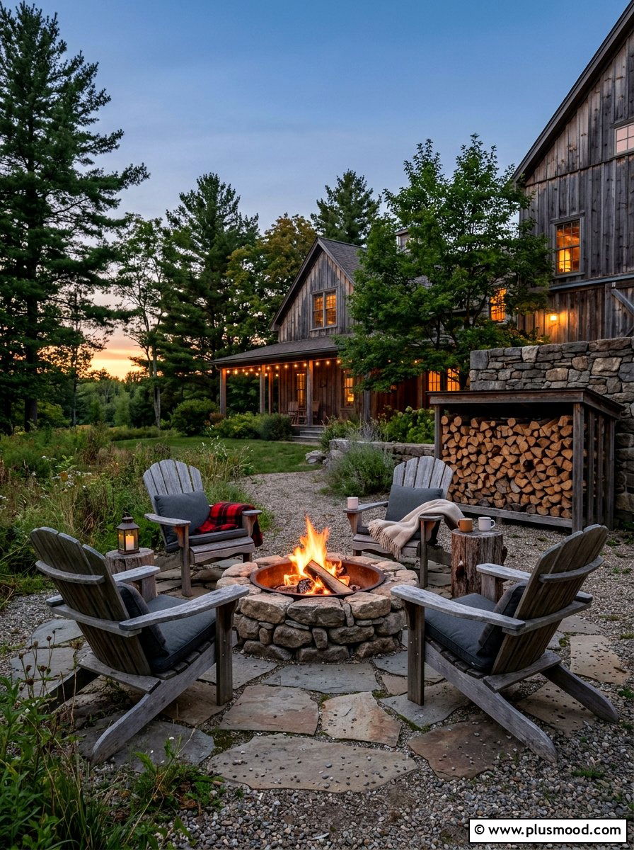 Adirondack Chair Fire Pit