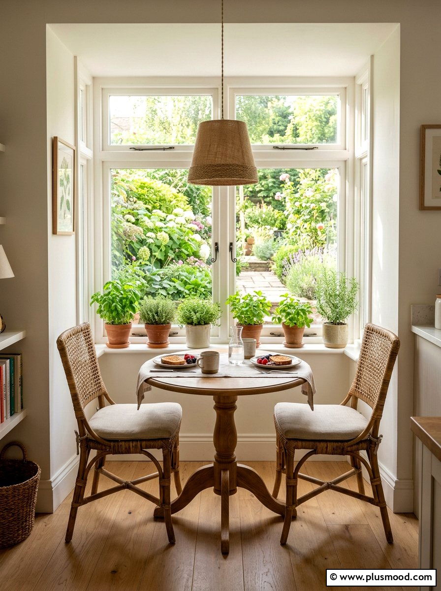 Airy Breakfast Nook - 25 summer decor ideas for everyday living