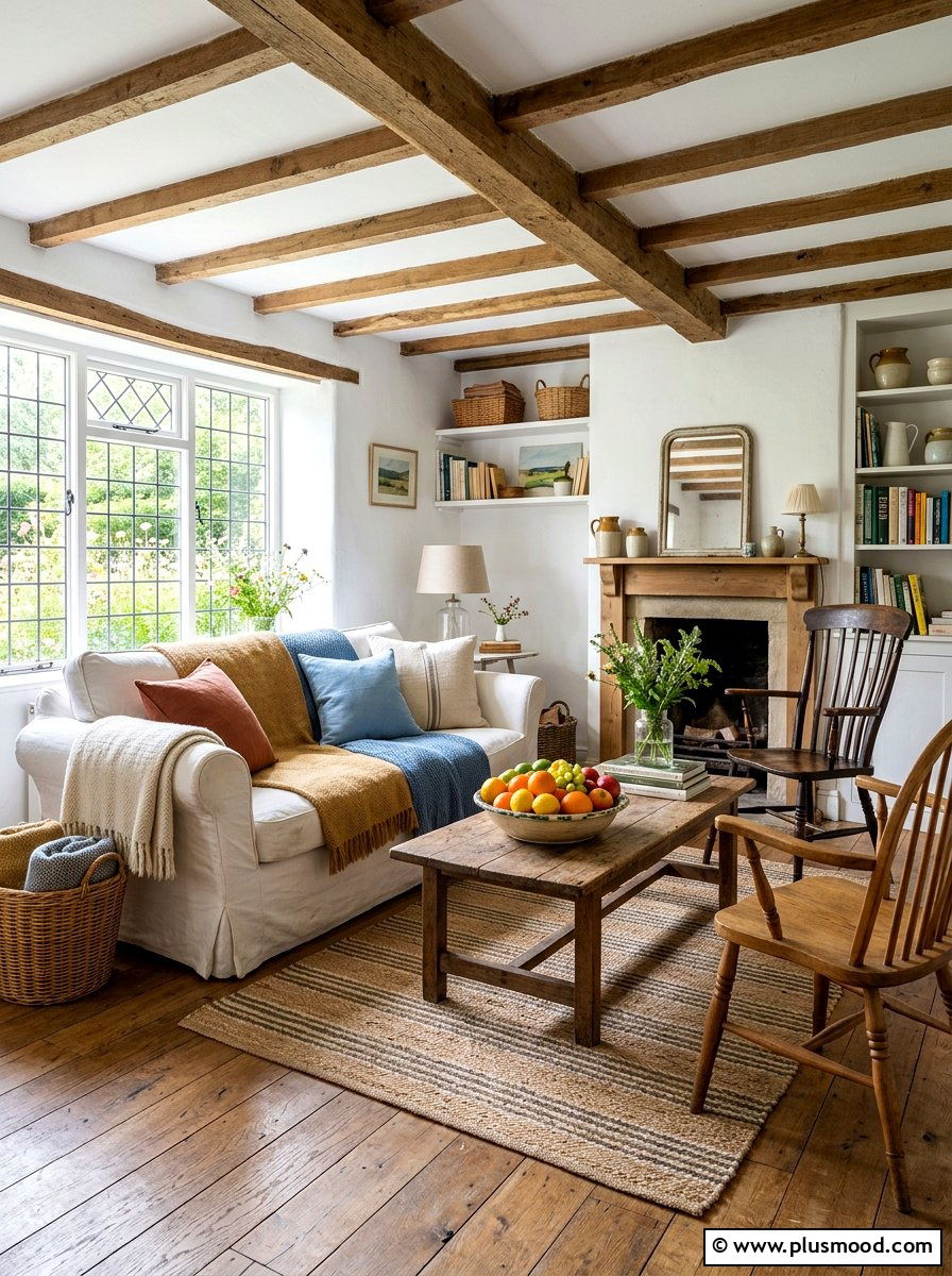 Airy Cottage Living Room - 25 summer refreshing living room ideas
