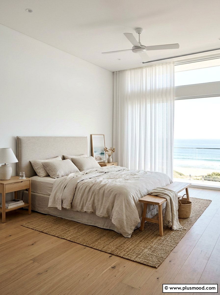 Airy Linen Bedroom - 25 summer cottage bedroom ideas