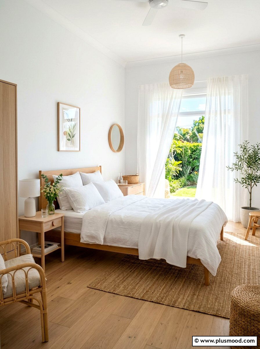 Airy White Bedroom - 25 white summer bedroom ideas