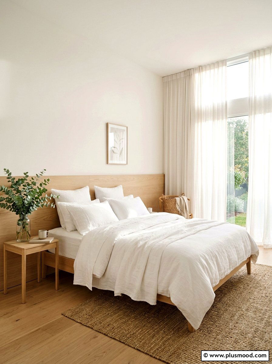 Airy White Linen Bedroom - 25 summer decorating ideas for small homes