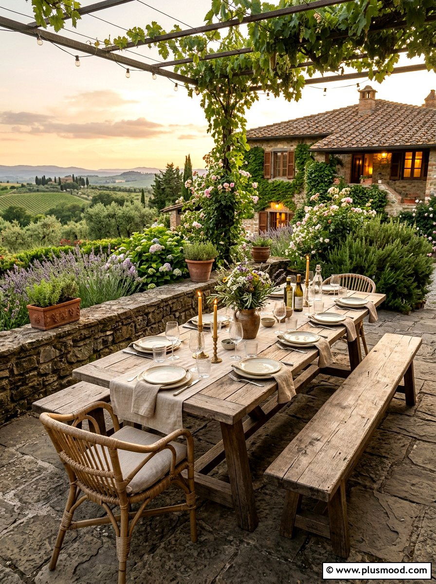 Al Fresco Dining - 25 summer farmhouse patio ideas