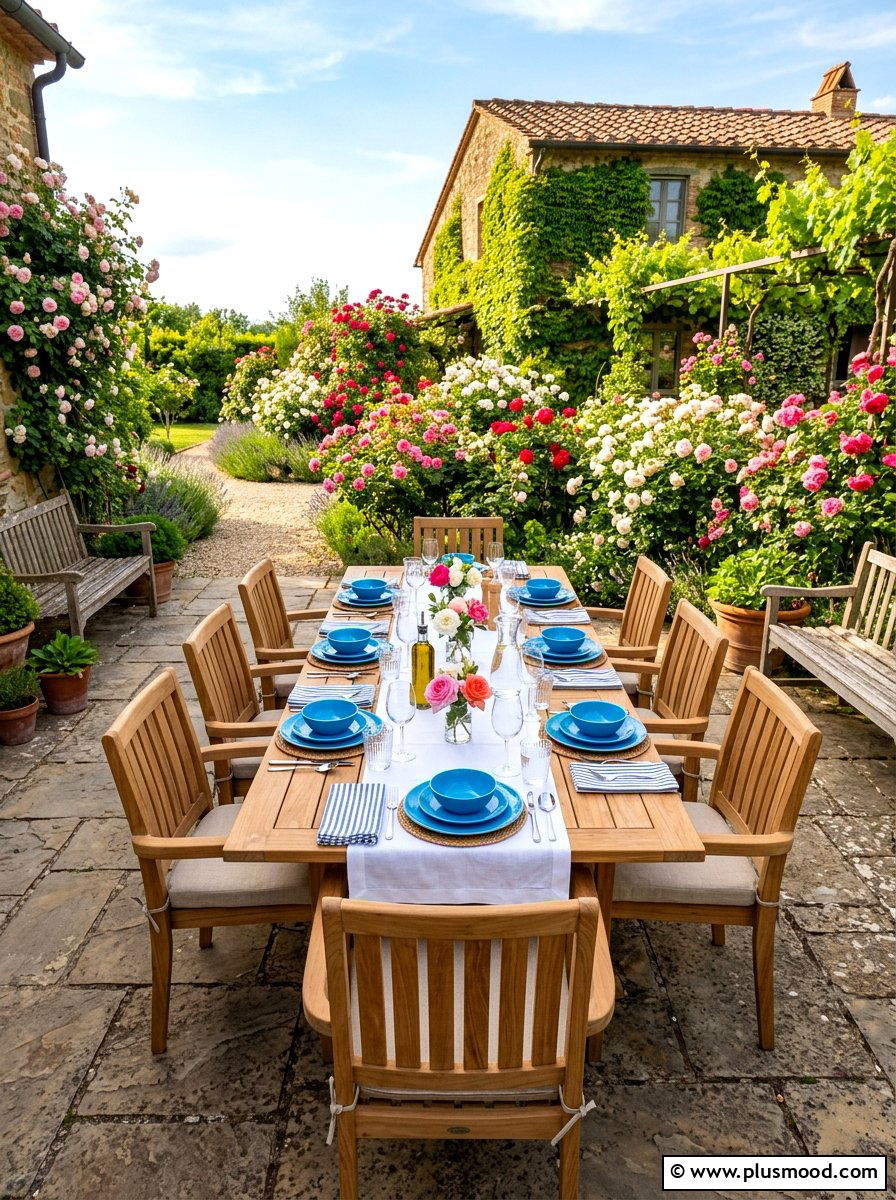 Alfresco Dining Set - 25 summer casual backyard entertaining ideas