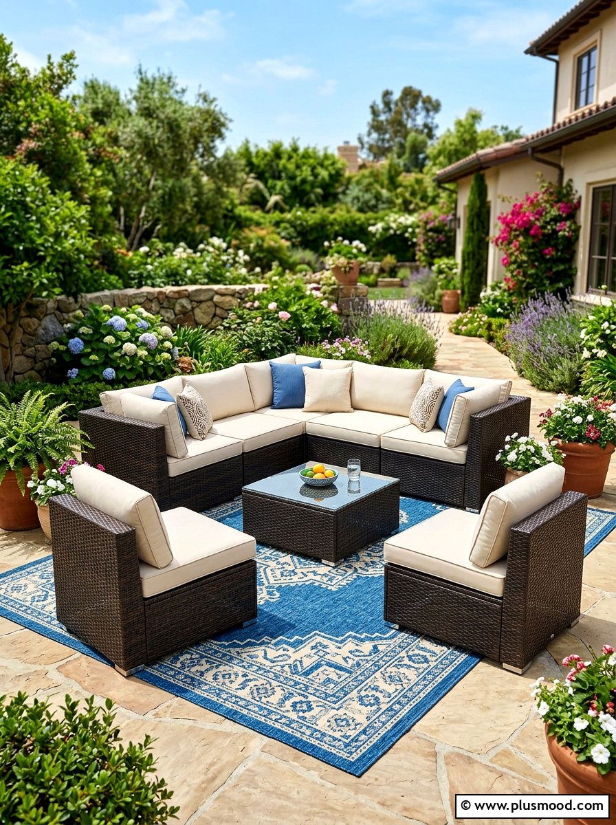 All Weather Wicker Furniture - 25 summer front porch makeover ideas