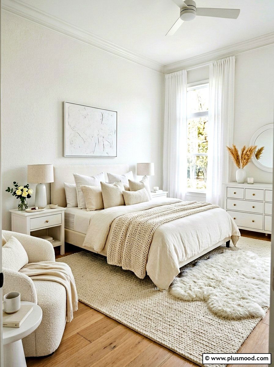 All White Bedroom Decor - 25 light and airy summer bedroom ideas