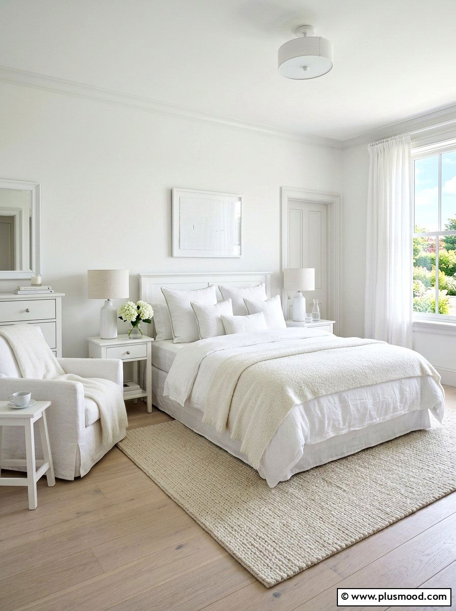 All white summer guest bedroom - 25 summer guest bedroom ideas