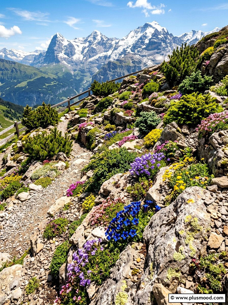 Alpine Rock Garden - 25 summer rock landscaping ideas