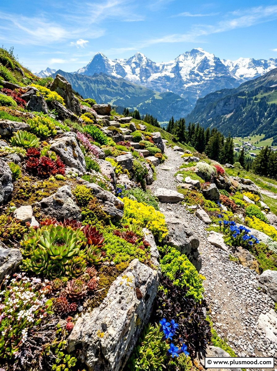 Alpine Rock Garden - 25 summer backyard garden ideas