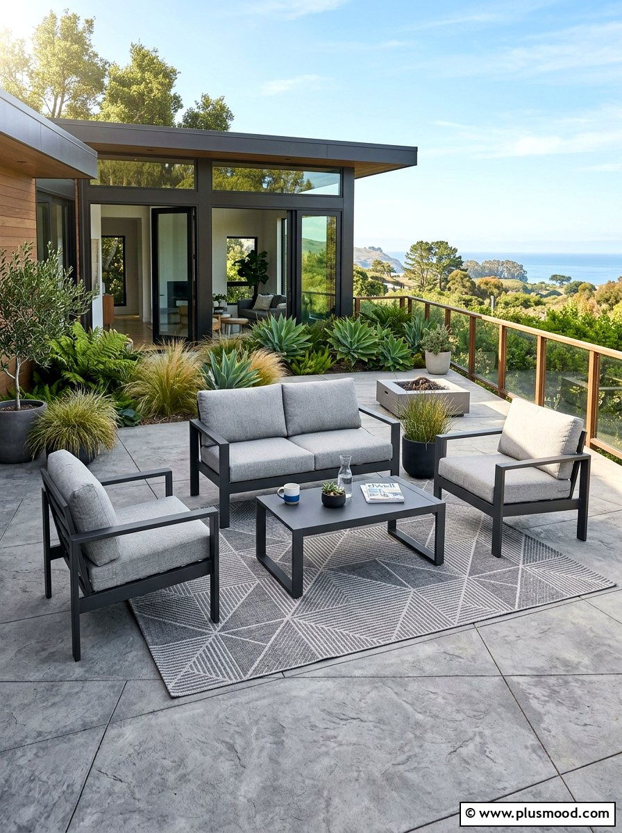 Aluminum Conversation Set - 25 summer patio furniture ideas