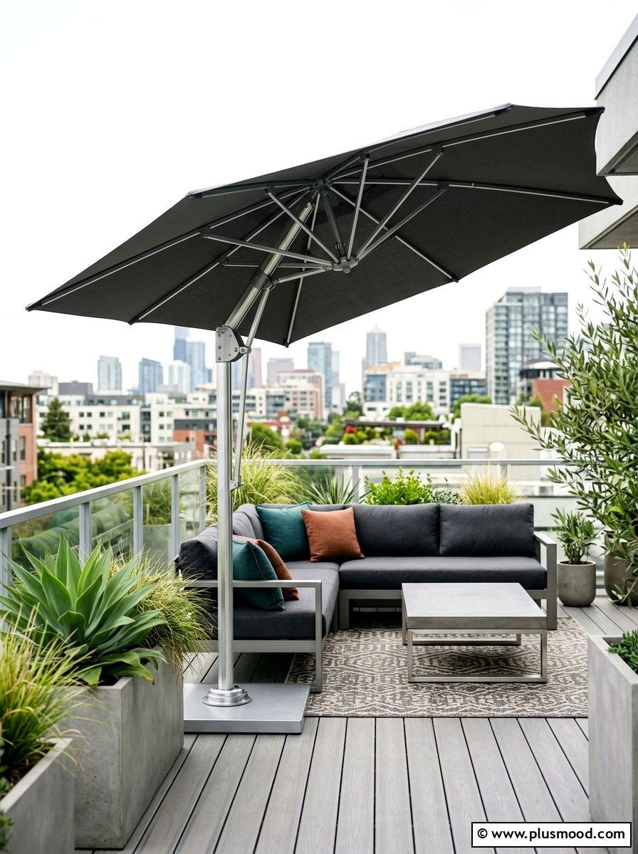 Aluminum Patio Umbrella - 25 summer patio umbrella ideas