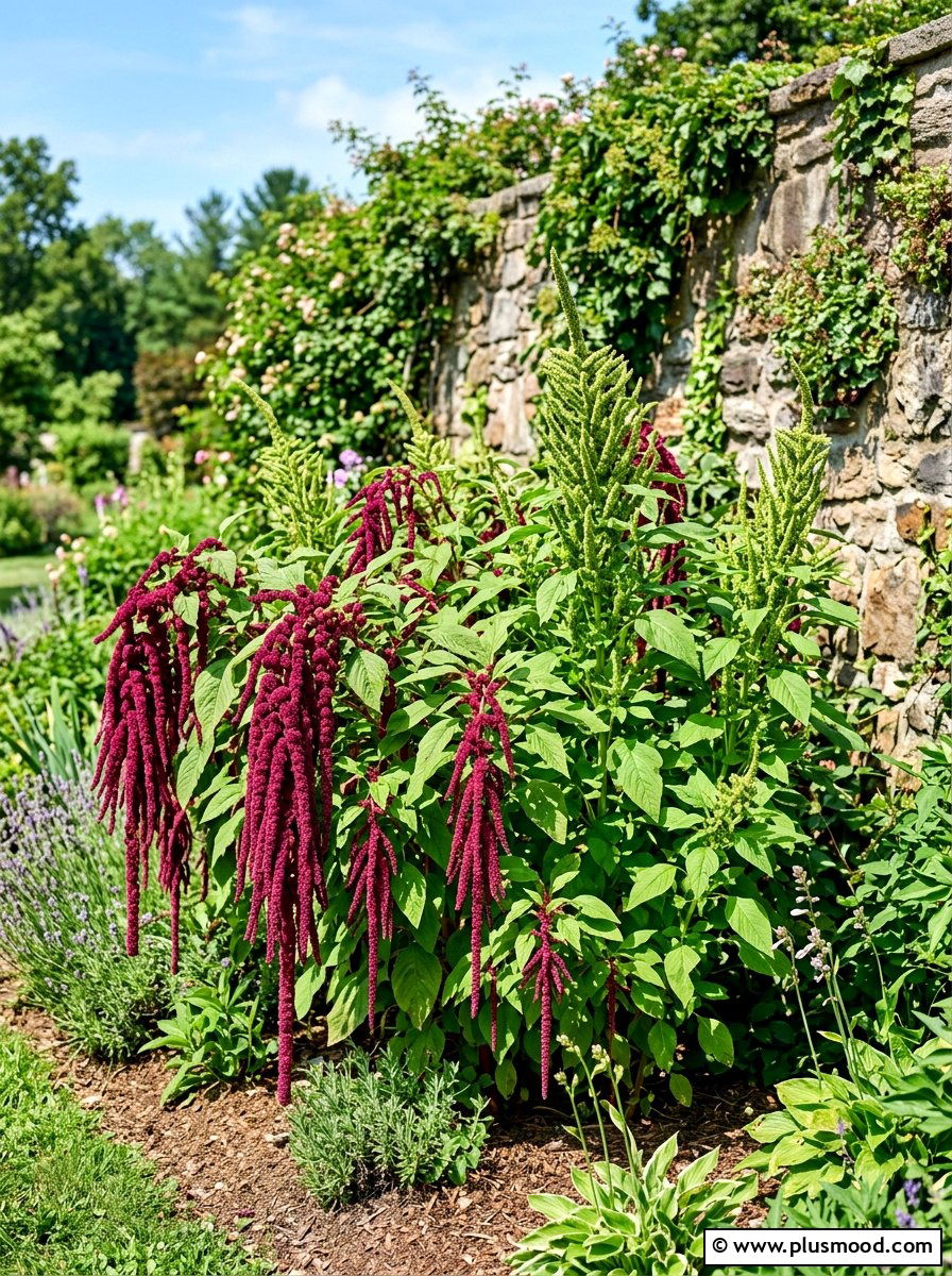 Amaranth Display - 25 summer cutting garden ideas