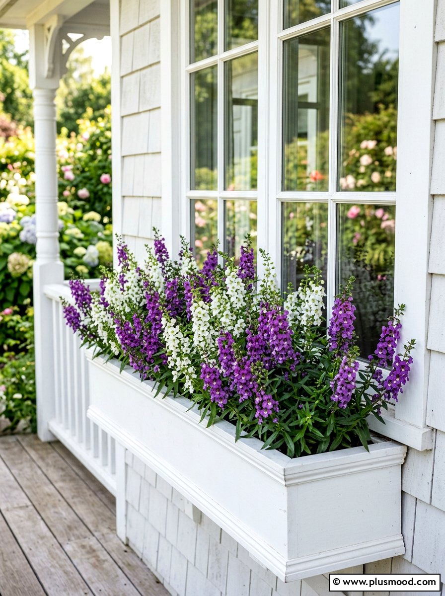 Angelonia Summer Bloom - 25 summer front porch flower ideas