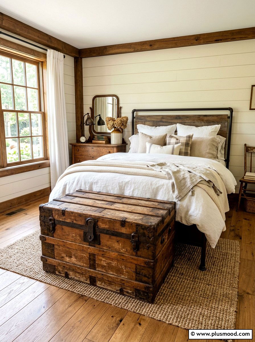 25 Summer Coastal Farmhouse Bedroom Ideas for Serene Style