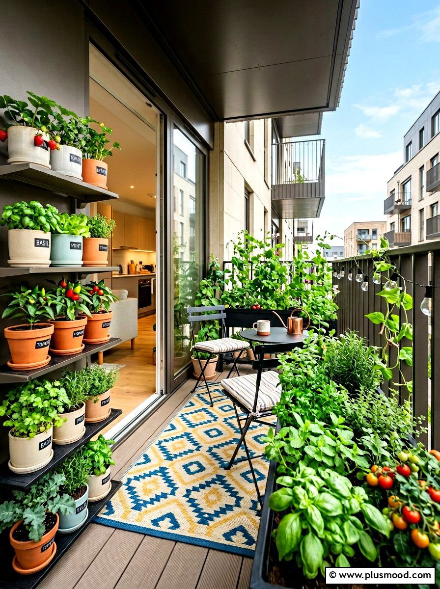 Apartment Balcony Kitchen Garden - 25 summer kitchen garden ideas