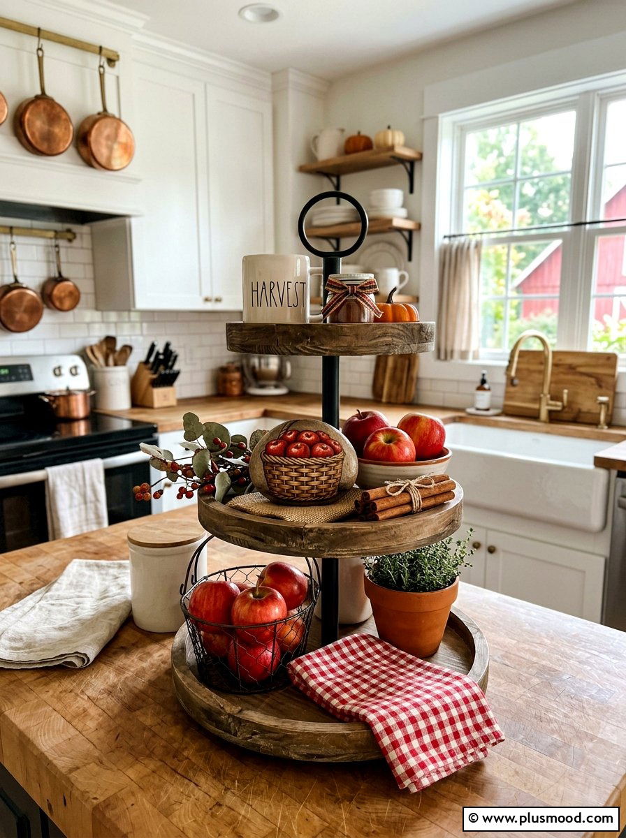 Apple Basket Painted Rock - 25 painted rock ideas for fall decor