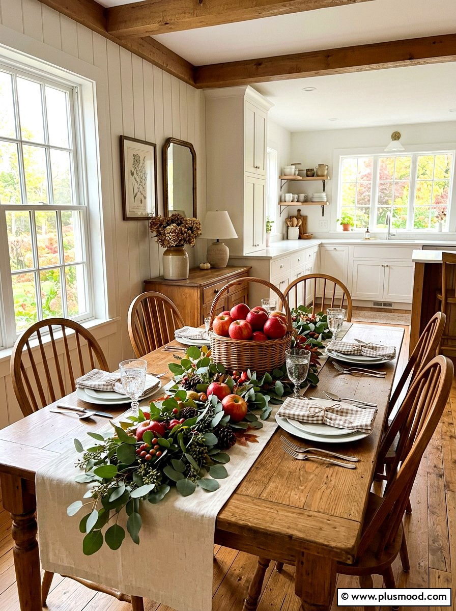 Apple Table Decor - 25 summer to fall table decor ideas