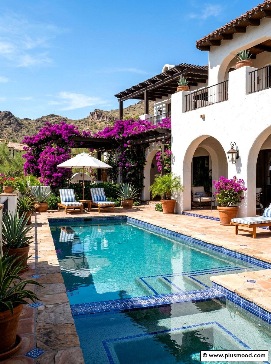 Arizona Mediterranean Pool Style - 25 pool landscaping ideas for Arizona homes