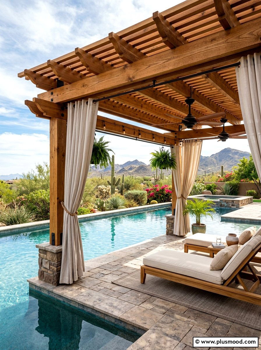 Arizona Shade Structure Pool - 25 pool landscaping ideas for Arizona homes