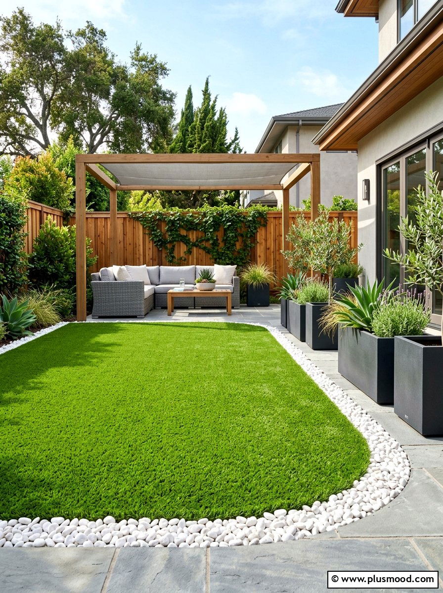 Artificial Cooling Turf - 25 summer cooling backyard ideas