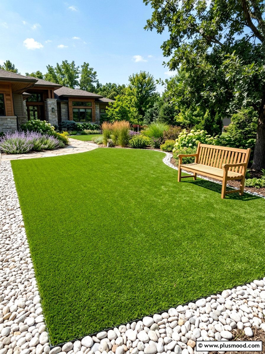 Artificial Grass Turf - 25 small backyard ideas for townhomes