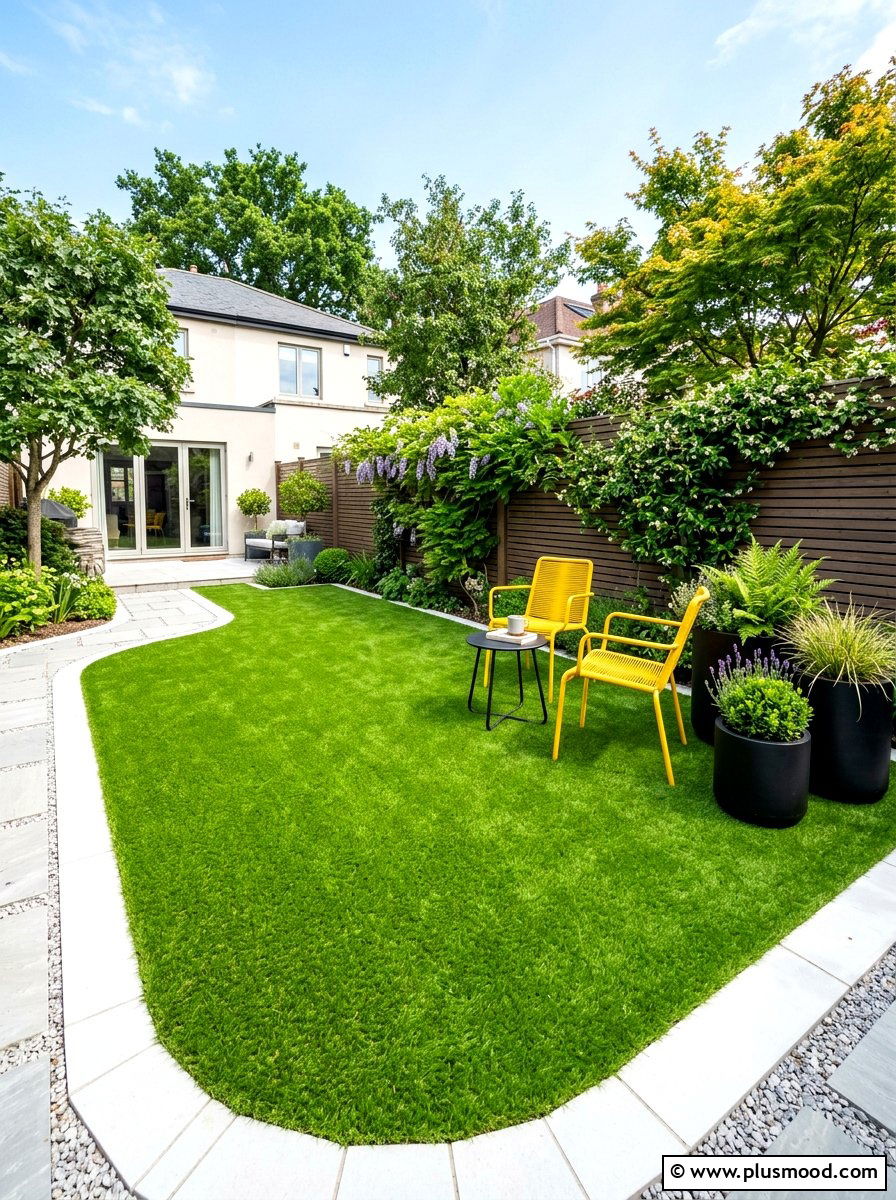 Artificial Grass Turf - 25 summer backyard ideas for small yards