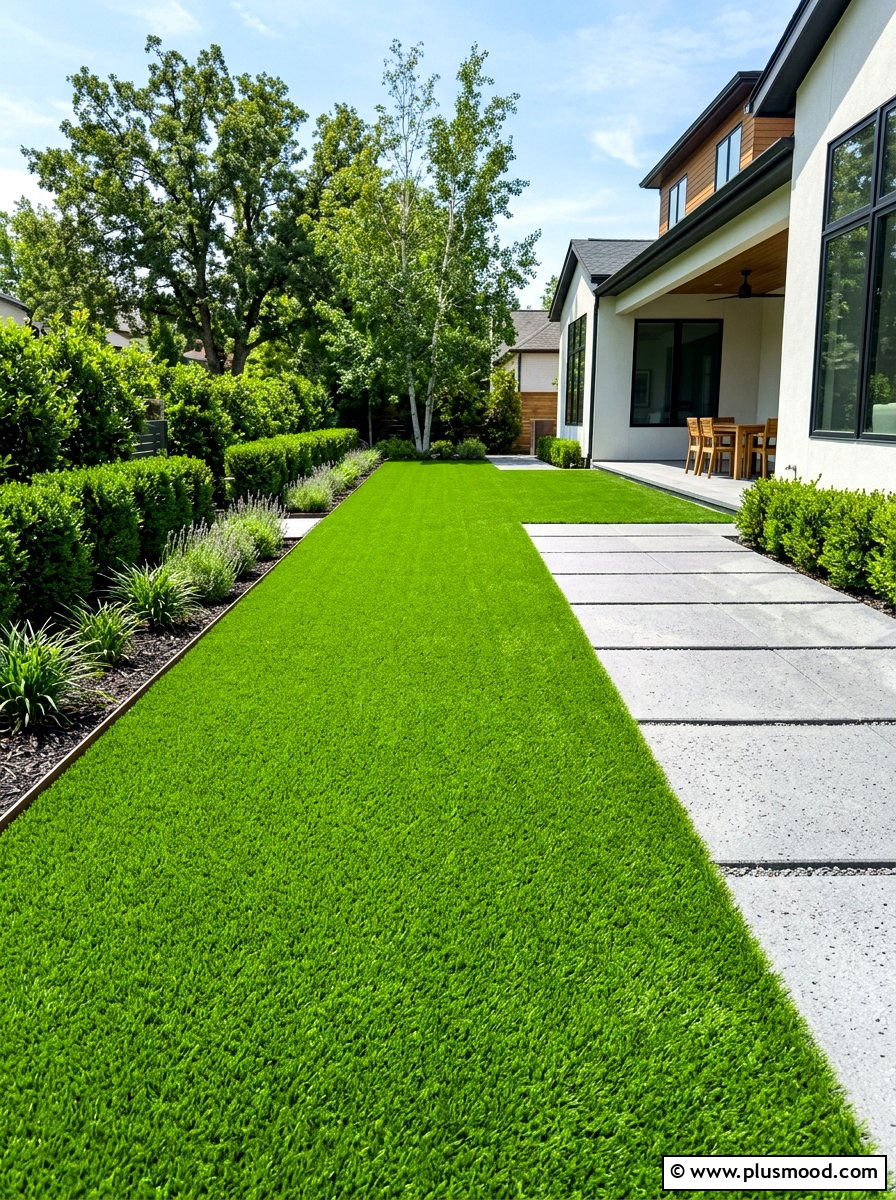 Artificial Grass Turf - 25 summer landscape makeover ideas
