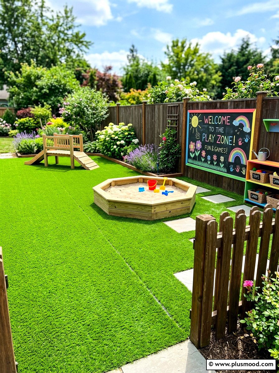 Artificial Turf Play Area - 25 summer side yard landscaping ideas