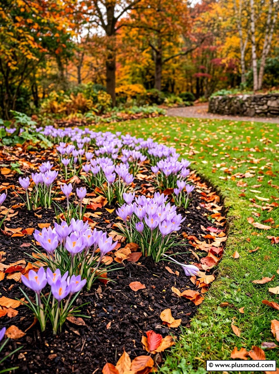 Autumn Flowering Bulb Bed - 25 late summer garden ideas