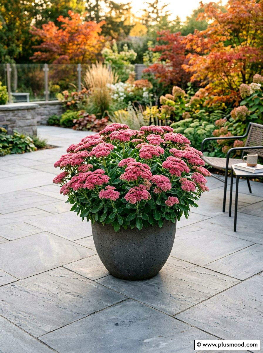 Autumn Joy Sedum - 25 late summer flower garden ideas