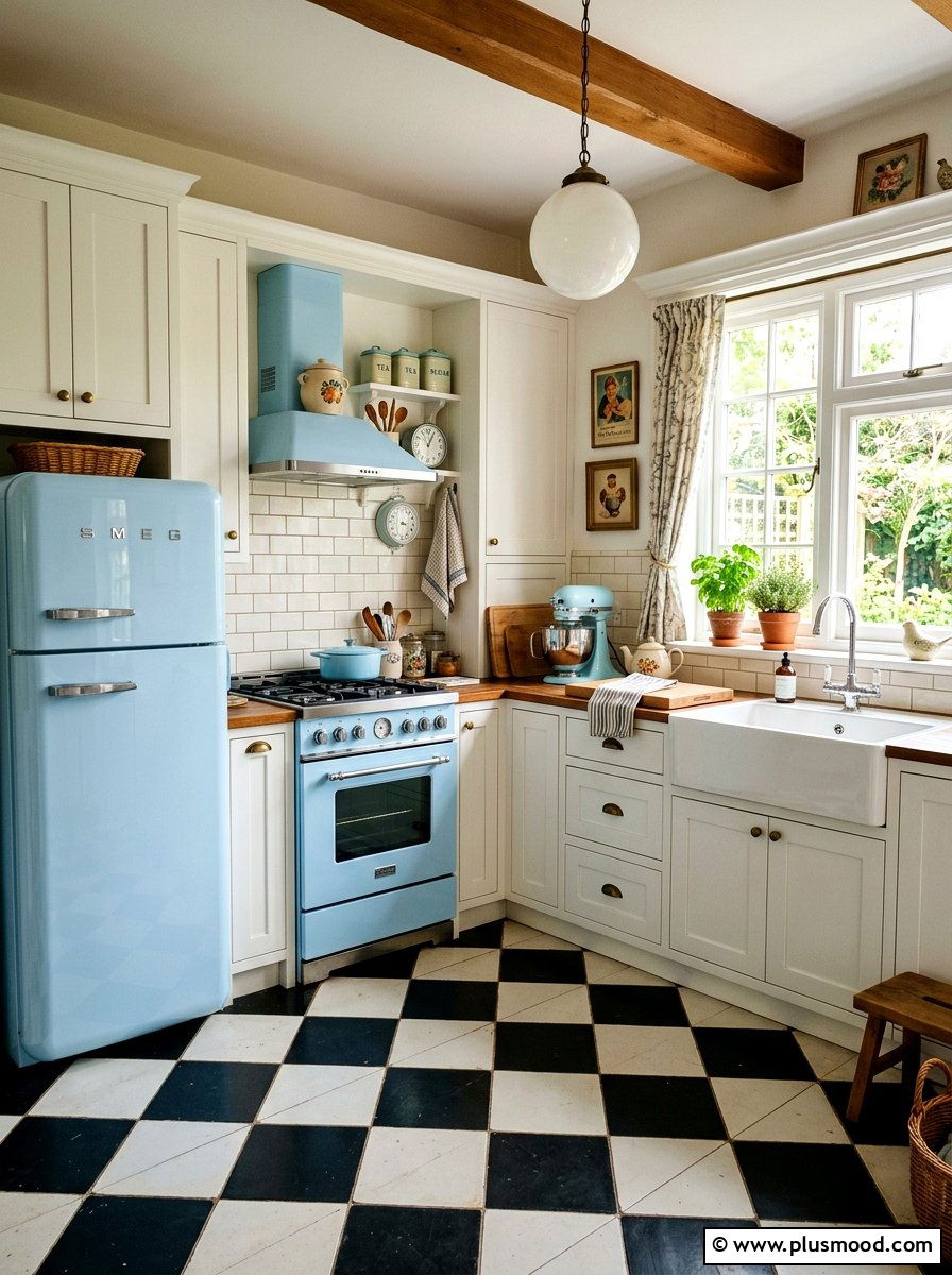 Baby Blue Kitchen Appliances - 25 summer blue kitchen decor ideas