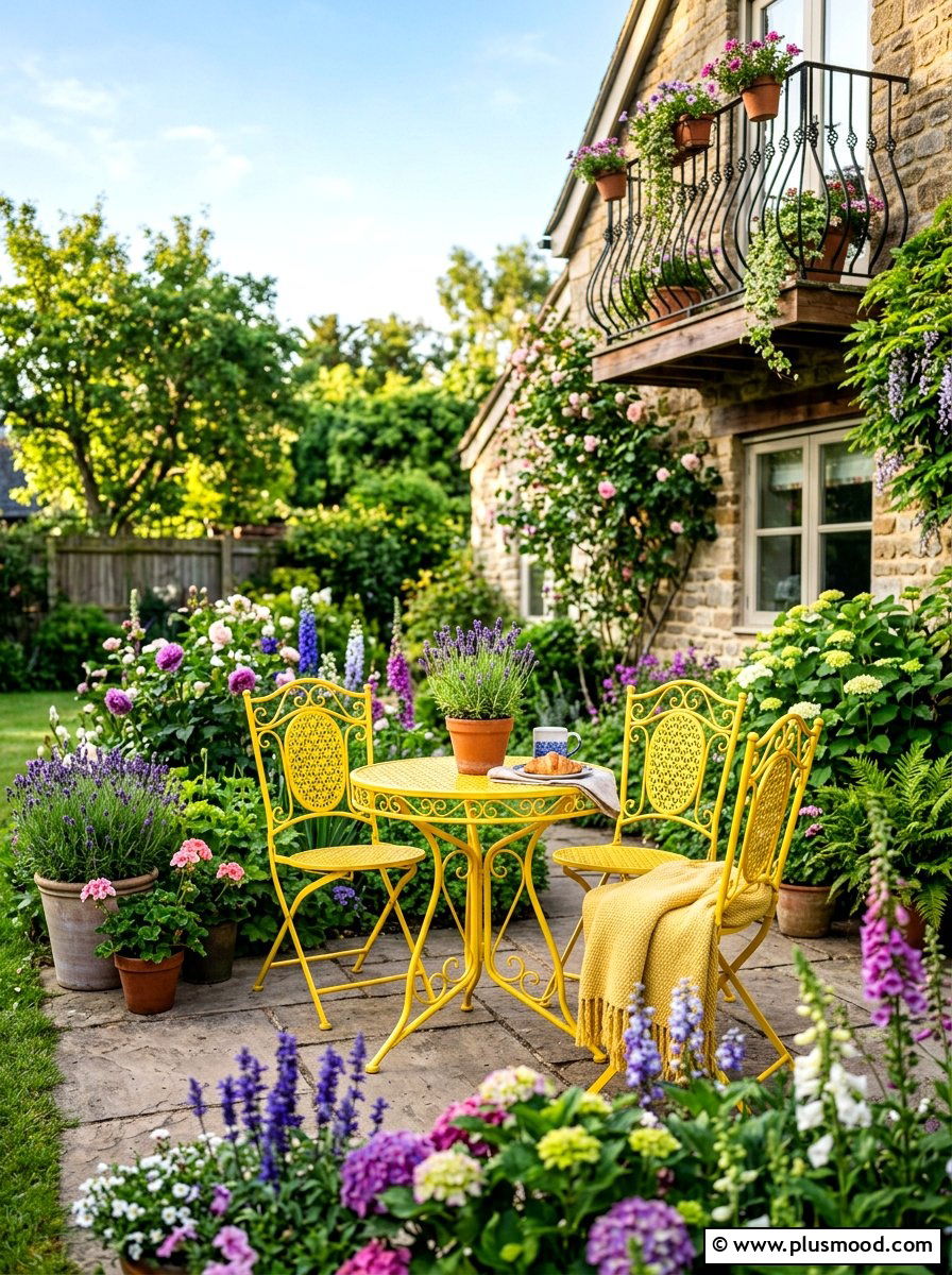 Backyard Bistro Set - 25 summer backyard refresh ideas