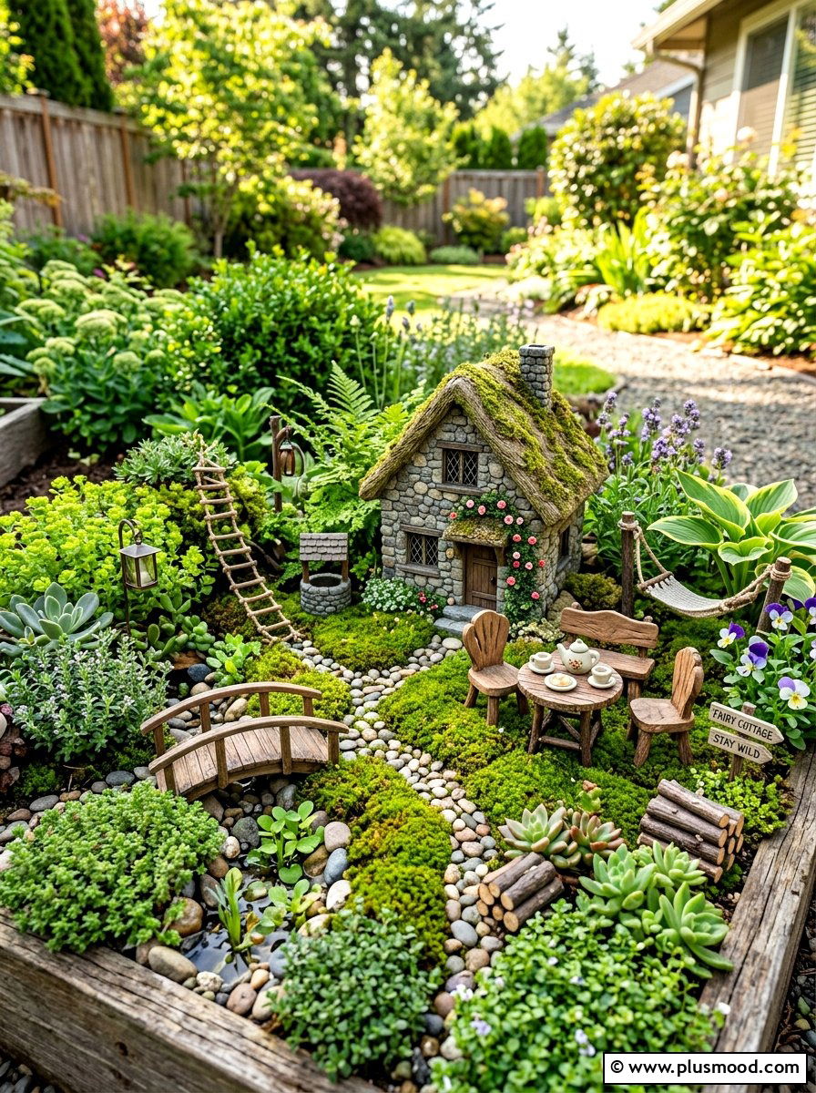Backyard Fairy Garden - 25 summer backyard family fun ideas