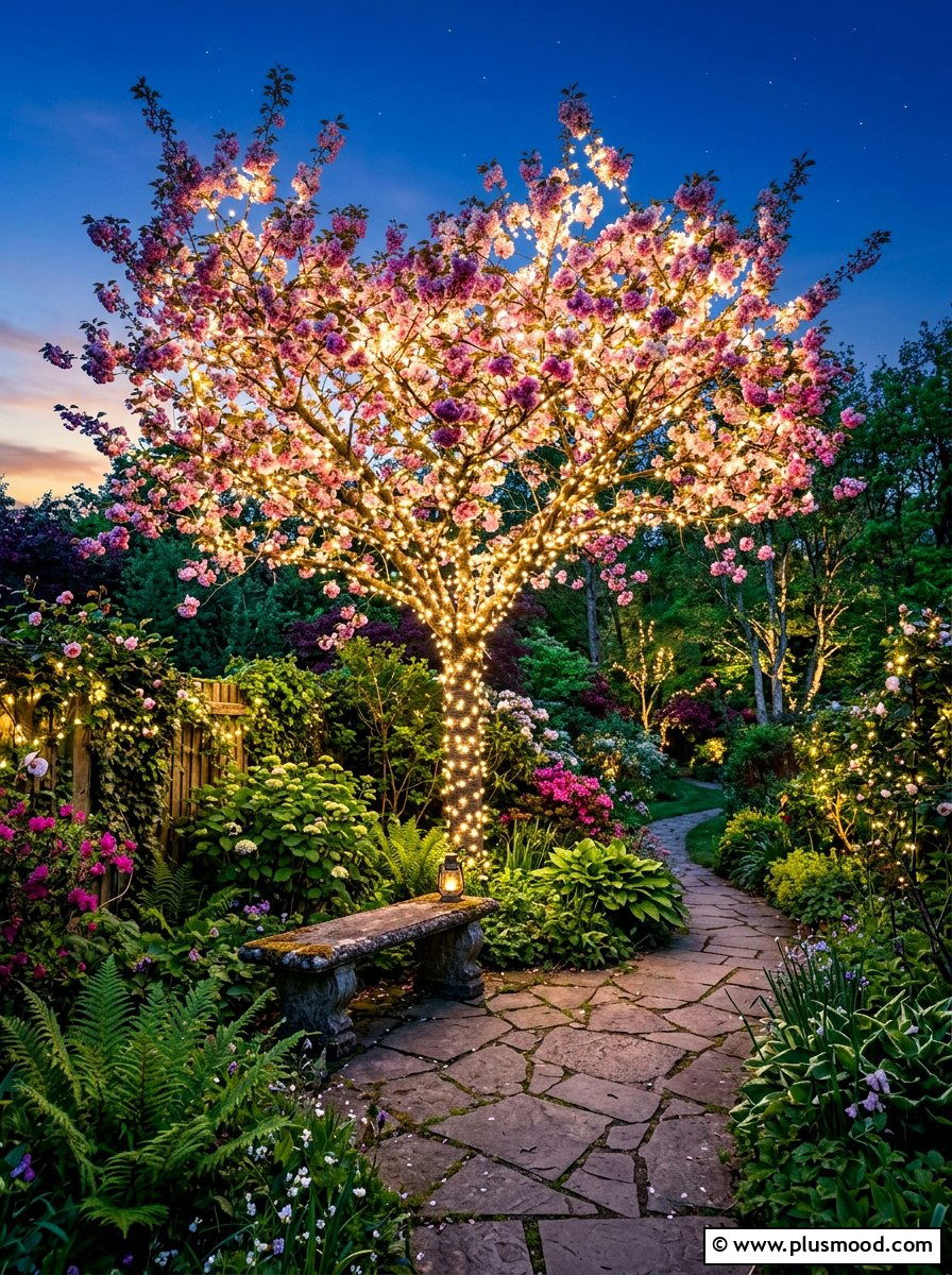 Backyard Fairy Lights - 25 cheap summer backyard ideas