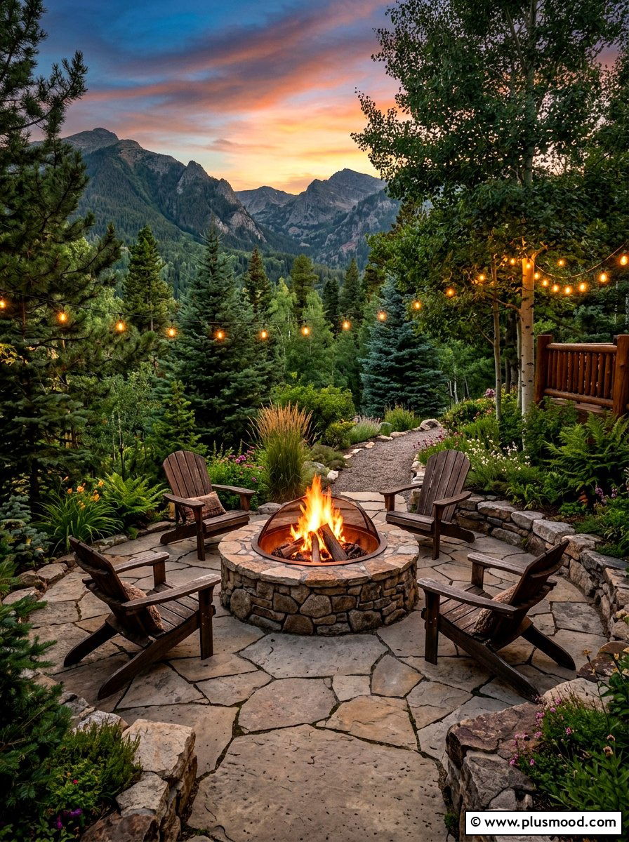 Backyard Fire Pit - 25 summer landscape refresh ideas