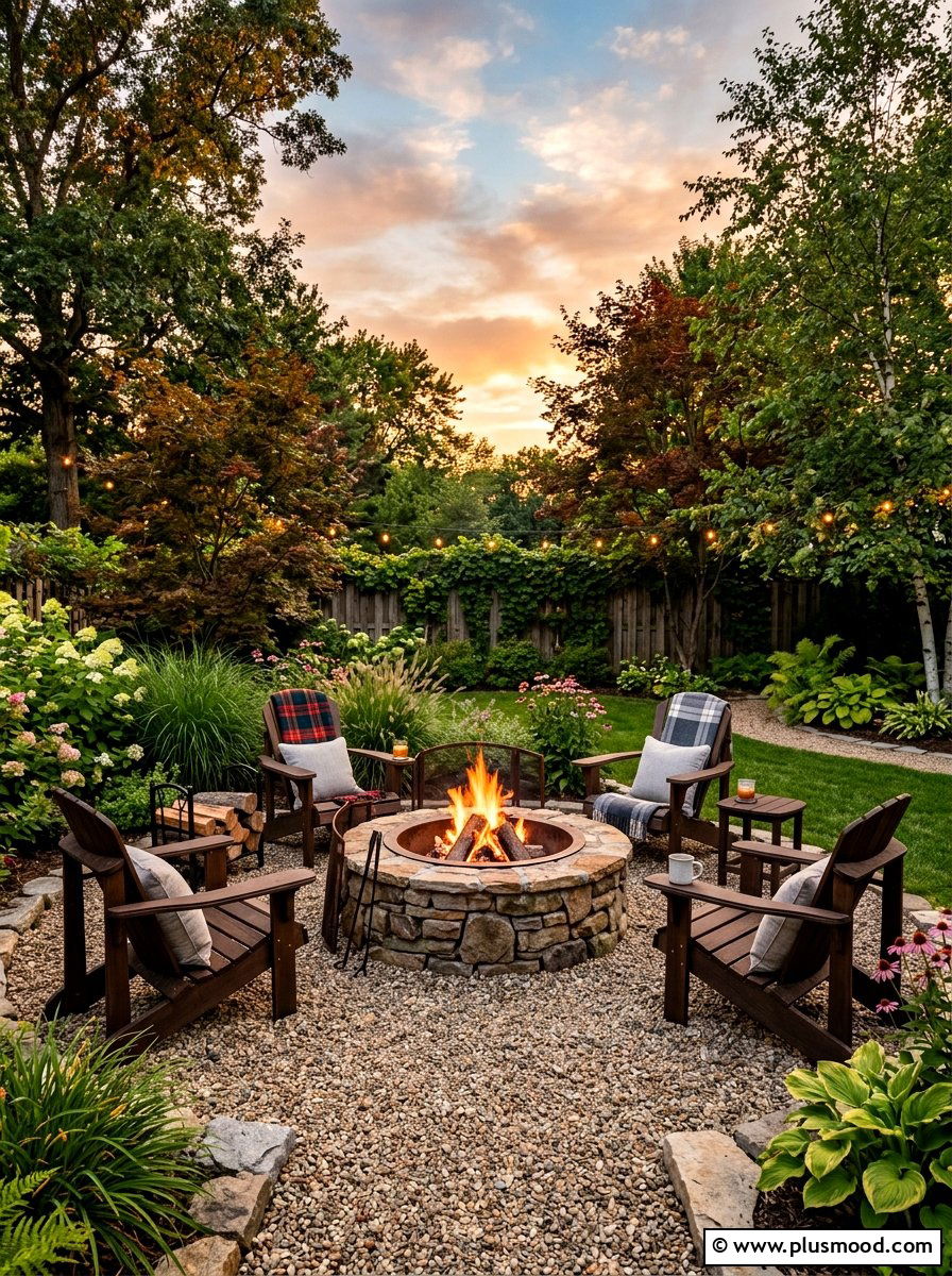 Backyard Fire Pit - 25 popular summer backyard ideas