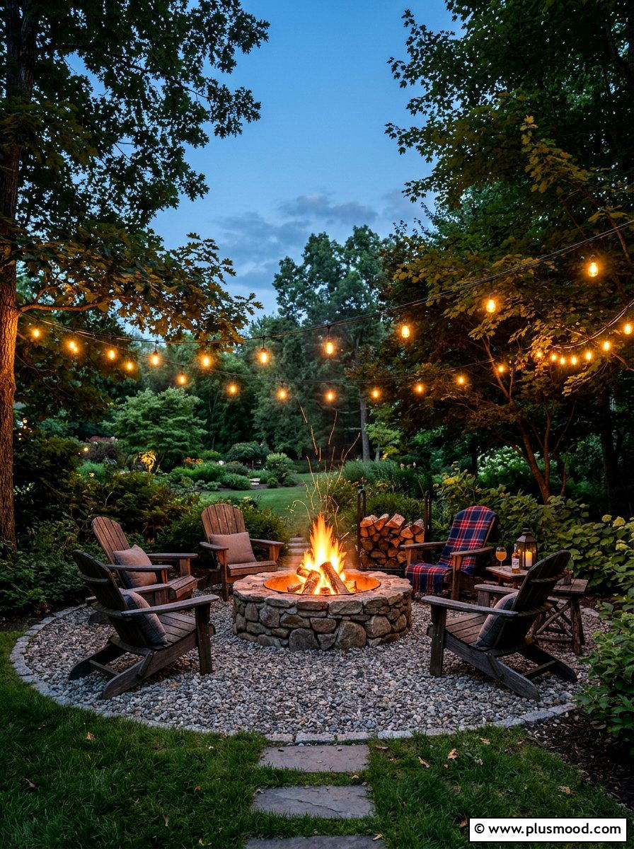 Backyard Fire Pit Area - 25 fresh summer decorating ideas