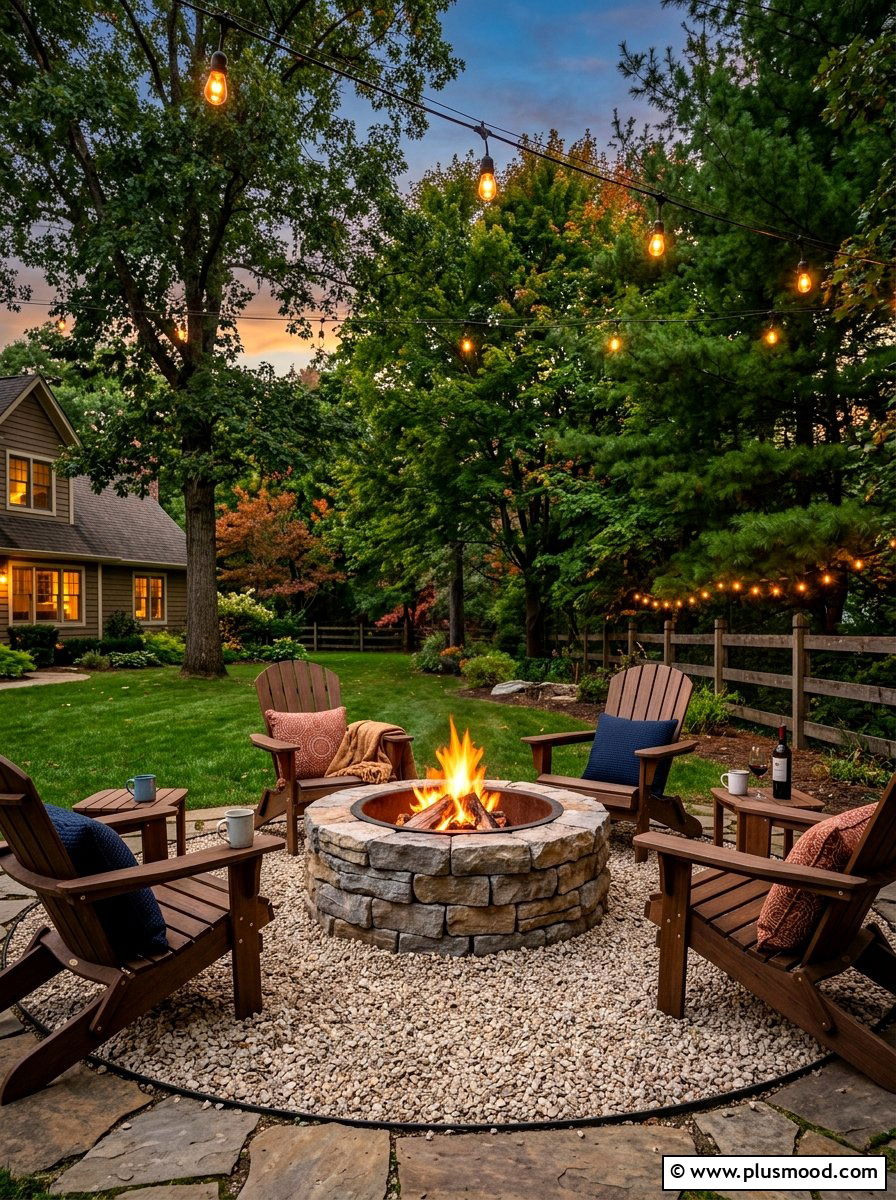 Backyard Fire Pit Kit - 25 summer backyard ideas on a budget