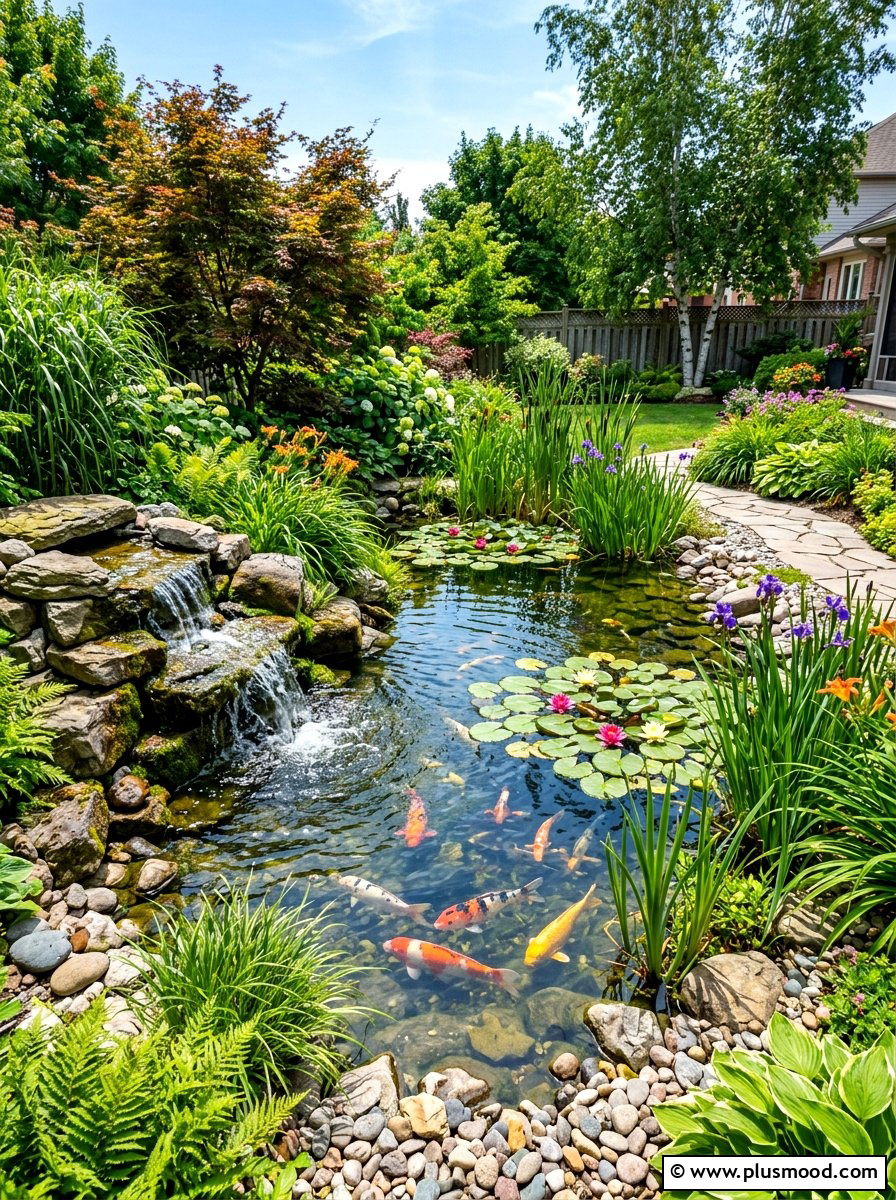 Backyard Garden Pond - 25 summer cottage landscaping ideas