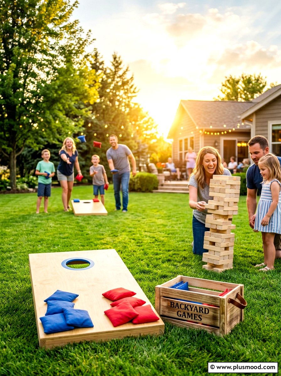 Backyard Lawn Games - 25 summer easy outdoor entertaining ideas