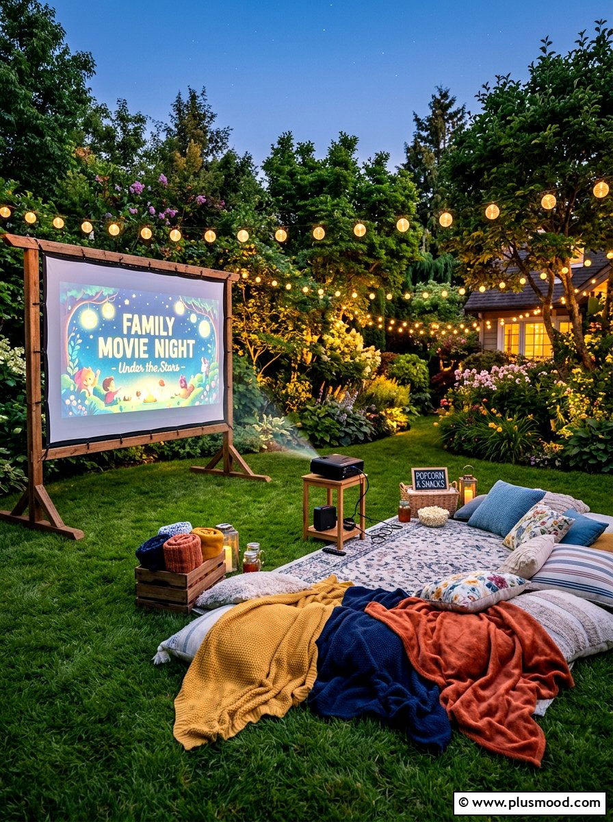 Backyard Movie Theater - 25 best summer patio ideas