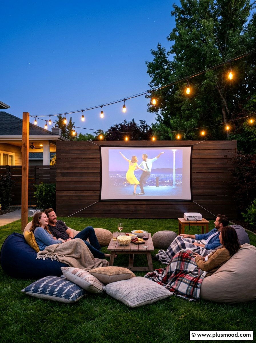 Backyard Movie Theater - 25 summer backyard ideas for large yards