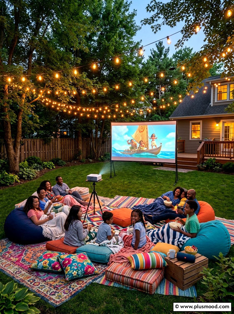 Backyard Movie Theater - 25 best summer backyard ideas