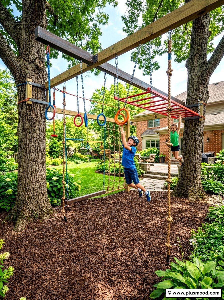 Backyard Ninja Warrior Course - 25 summer backyard play area ideas